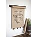 Kalalou NDE1100 Transitional Hanging Note Roll with 4 Clips in Bronze/Dark Finish, 21.00 inches