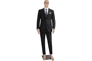 SHAREWIN Male Mannequin Full Body Adjustable Mannequin Torso Dress Form with Metal Base 73inches