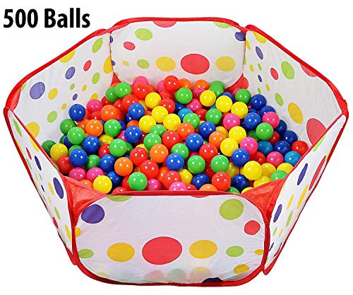 5 Playz+Plastic+Balls+Vibrant+Colors