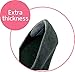 Helloheel Fitter Grips Heel Liners for Oversized Shoes | Made with Luxe Natural Rubber (1 Pair) Grey