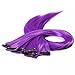 Neitsi® 10pcs 18inch Colored Highlight Synthetic Clip on in Hair Extensions #F10 Purple