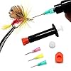 SAMS-Fishing-21-LEDs-Super-Bright-Light-UV-Glue-Cure-Flashlight-and-Syringe-Coating-Tools-For-Fly-Tying-UV-Kits-Buzzer-Bug-Nymph-Head-Body-Trout-Flies-Making