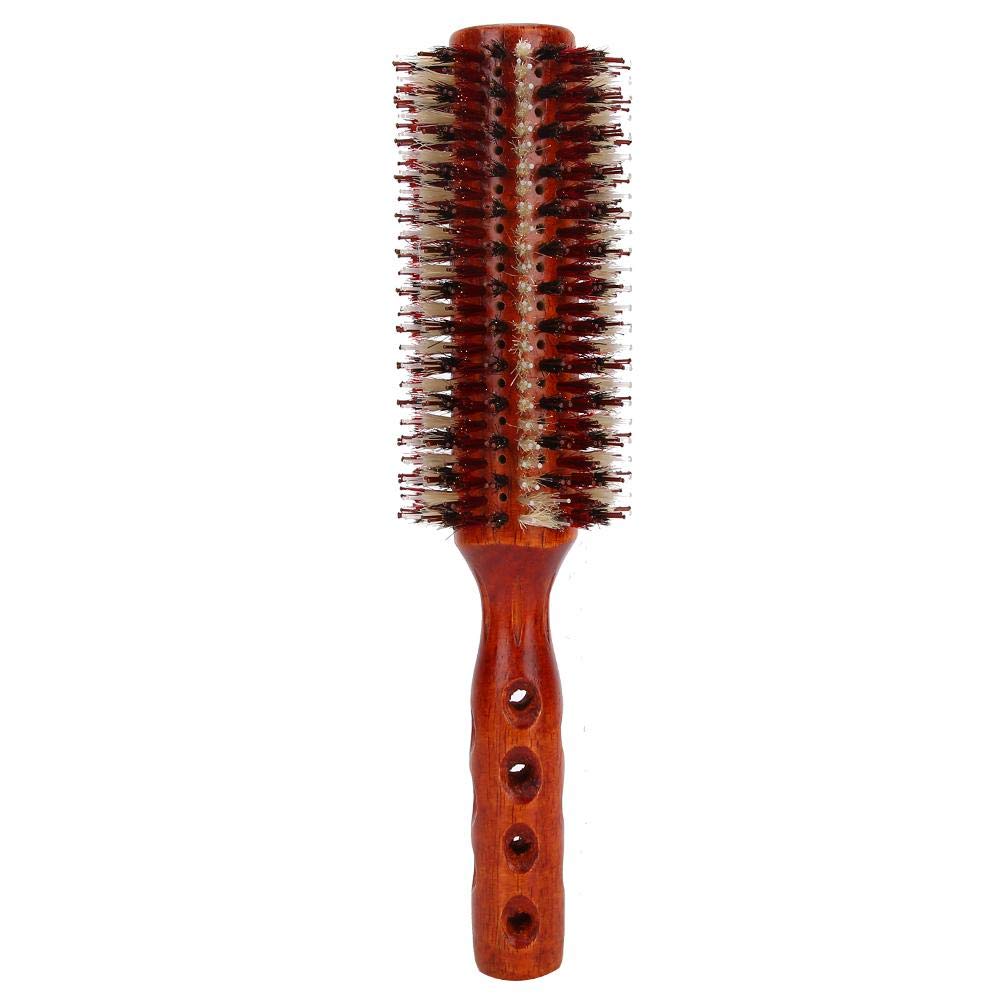 Round Hair Brush, Professional Large Salon Barber Comb Curly Hair Brush,Lightweight Antistatic Sapium+Nylon+Bristle For Combs Hair Brush