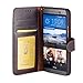 HTC One M9 Case, ACEABOVE [Stand Feature] HTC One M9 (Hima) Wallet Casen