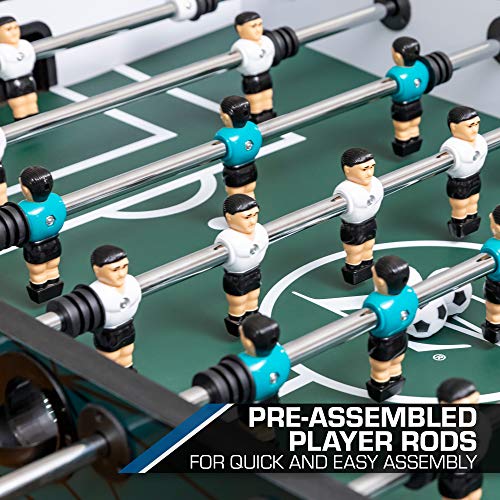 EastPoint Sports Official Competition Size Deluxe Foosball Table for Multiplayer Indoor Play