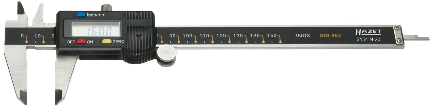 HAZET 2154N-20 234 mm Digital Vernier Calliper - Multi-Colour