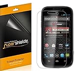 [6-Pack] SUPERSHIELDZ- High Definition Clear Screen Protector For ZTE Awe (Virgin Mobile) + Lifetime Replacements Warranty [6-PACK] - Retail Packaging