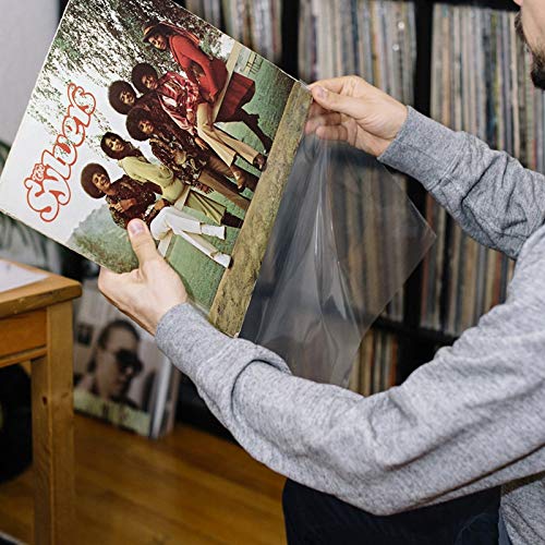 Skywin Vinyl Record Sleeves 3 Mil Thick 50 Record Sleeves Outer