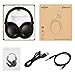 Sbode Bluetooth Headphones Over Ear, Hi-Fi Stereo Wireless Headset, Adjustable, Soft Memory-Protein Earmuffs, Built-in Mic and Wired Mode for PC/ Cell Phones/ TV(Black)