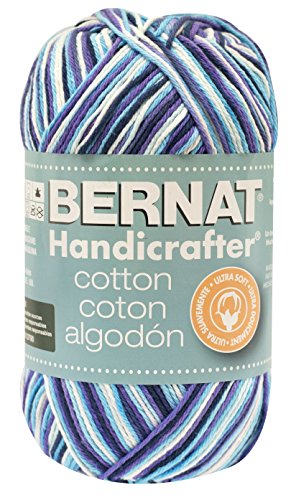 Bernat Handicrafter Cotton Yarn, Ombre, 12 Ounce, Moondance, Single Ball