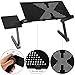 Kikole 360 Degree Adjustable Foldable Laptop Notebook Desk Table Stand with Mouse Board Notebook Computer Standsthumb 2