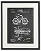 IDIOPIX Bicycle Bike Patent Art Prints No.1 Home Decor Wall Art Set of 6 UNFRAMED