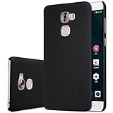 LeEco Le Pro 3 / Pro3 Case, Nillkin Frosted Shield Matte Plastic Ultra Thin Slim Light Fit Case, Shockproof Shell Anti-Scratch Anti-Fingerprint Cover (with Screen protector) (Frosted Black)