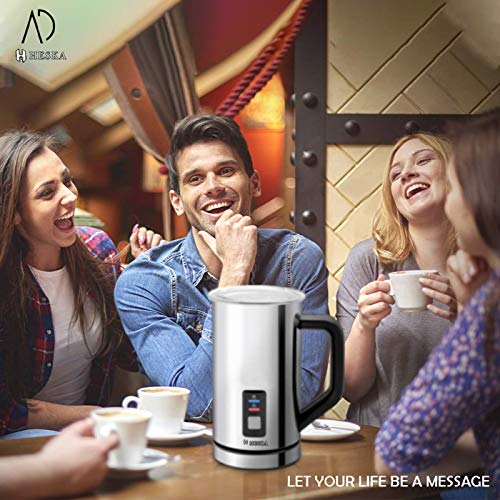 HESKA BY AD, ELEKTRISCHER MILCHAUFSCHÄUMER 500 ML, BEI EINMALIGEM GEBRAUCH MEHR ALS EINE TASSE MILCH MIT SCHAUM, EIN 500… – Bild 4