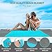 KeShi Sand Free Beach Blanket, Extra Large Oversized 9' x 10' for 7 Adults, Compact Outdoor Beach Mat, Quick Drying, Lightweight & Durable, Ultra Portable for Beach, Picnic, Camping
