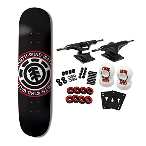 Complete Skateboard Team Seal Black 8.0"