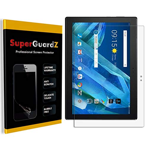 [3-Pack] for Lenovo Moto Tab Screen Protector - SuperGuardZ, Ultra Clear, Anti-Scratch, Anti-Bubble [Lifetime Replacement] + 2 Stylus Pen