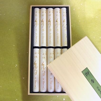 Amazon 線香 利休白檀 桐箱入り 10筒入り 進物 ギフト 贈答 お線香 御線香 お香 御香 不明 線香