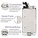 For iPhone 5 Screen Replacement Home Button, Arotech 4.0 inch Full Assembly LCD Display Digitizer Touch Screen Repair Tool Kit Tempered Glass (i5 White)