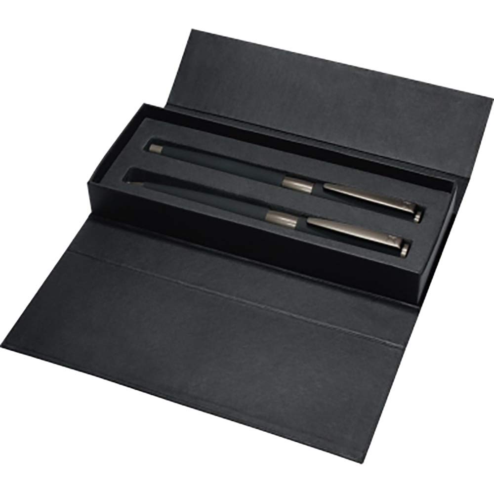 Senator Image Black Line S-066205204502 Writing Set Fountain Pen and Ballpoint Pen Blue