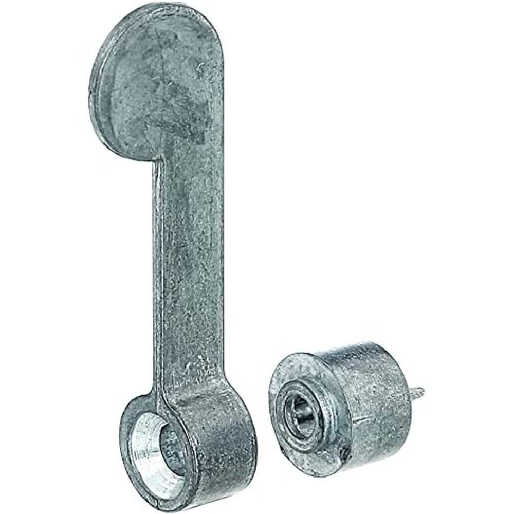 Gah-Alberts 903664 Sash Lock SB Zinc Die Cast Outside Diameter 10 mm L Scraper 60 mm Spacer 39.8 mm