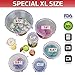 Silicone Stretch and Seal Lids 7 Pack, includes Exclusive XL size, Reusable and Flexible Food Covers set by California Houseware