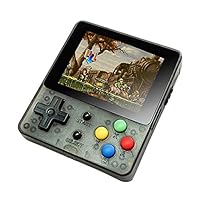 Basde Retro Handheld Game Console, RG300 Handheld 16GB Memory 3000 Games 3.0 inch Screen Mini Handheld Children and Home Game Console (C)