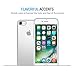 iPhone 7 Case, Maxboost [Liquid Skin] Extreme Thin Case for Apple iPhone 7 2016 - 0.4mm Ultra Clear Soft Flexible Gel TPU Transparent Skin Scratch-Proof Bumper Cases - Ultra Clear