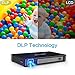 Mini Projector Android 9.0 System 4000 Lumens 4+16G DLP Portable Video Projector Smart Projector Support 1080P HDMI USB Bluetooth Laptop Wireless Screen Share for Home Theater Outdoor Gamingthumb 2