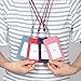 Leather ID Card Holder (Navy)