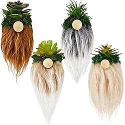 4 Pcs Mini Succulent Gnomes Swedish Plush Tiered