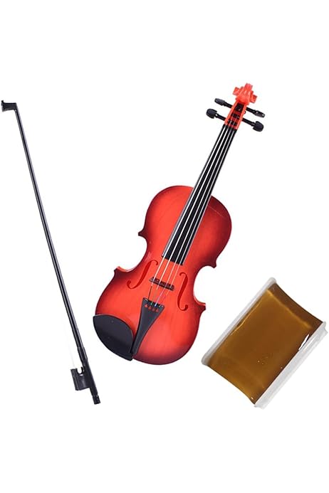 4/4 Acoustic Violin Beginner Kit - Full Set With Hard Case, Bow, Rosin & Accessories