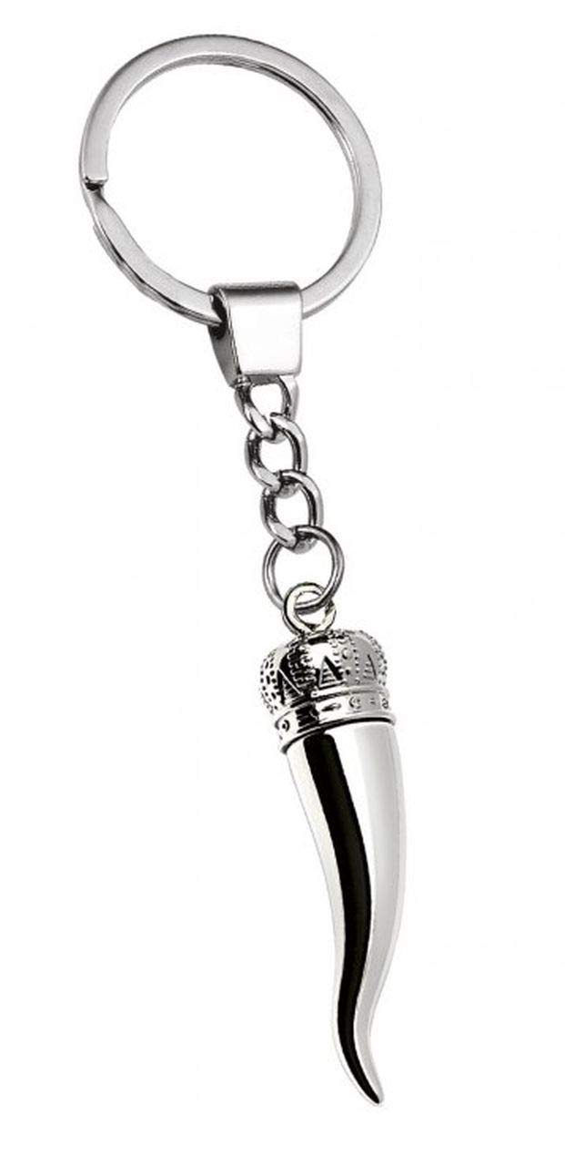 Ten Lucky charm horn keychain cod.EL7982 cm 11,8x3,5x1,4h by Varotto & Co.