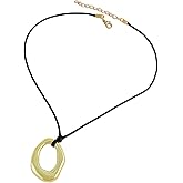 kobeIeen Pendant Necklace Irregular Pendant Necklaces Chain Necklaces Pendant Necklace Neck Jewelry for Fashion Lover