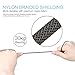 Puridea 3Ft [Apple MFi Certified] Nylon Braided USB Cable with Lightning Connector for iPhone 8/8 Plus,iPhone X,iPhone 7/7 Plus / 6s / 6s Plus / 6/6 Plus, iPad Pro Air 2 and More (Silver)