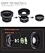 VICTONY Phone Lens Kit 0.45 x 110 Wide Angle 12.5 x Macro,2 in 1 Professional HD Camera Lens for iPhone 7/7 Plus/6s/6s Plus/6/5, Samsung and Most Smartphone