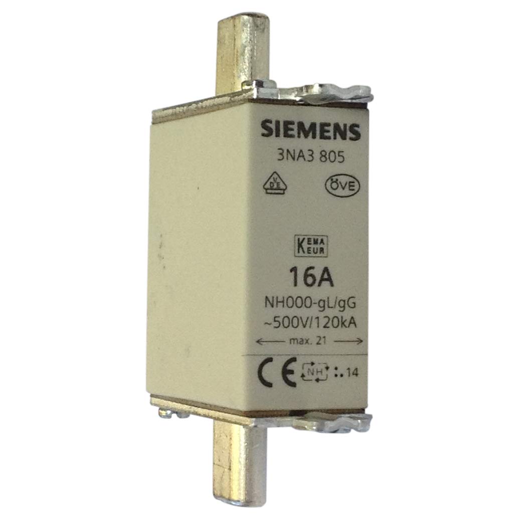 3NA3 805 3NA3805 SIEMENS Fuse 500V NH00 GLGG 16A