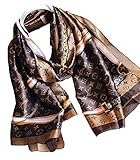 Changx Girl's and Lady's Fashion style Luxury Warm Silk Scarves Turbafor Four Seasons (#S51)