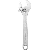 TOOLMAYS Adjustable Wrench Set, 10-Inch, Chrome-Plated | Chromium Vanadium Steel, Heat Treated, Chrome-plated, 1-3/8" Jaw Capacity, Durable, Corrosion Resistant