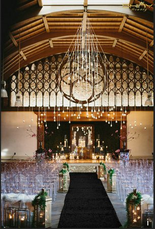image for ShinyBeauty 3FTx15FT-Wedding Aisle Runner-Black,Glitter Sequin Aisle R