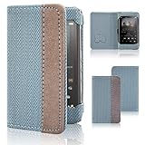 Sony Walkman NW-A45 Case, ACcolor Folio Leather Cover Cas for Sony Walkman NW-A30 NW-A40 NW-A50 NW-A57 NW-A56HN NW-A55WI NW-A55HN NW-A (Blue)