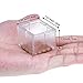 TEKEFT Chair Leg Caps Floor Protectors with Felt Pads Square Furniture Table Feet Covers Silicone Pads Fit 1-1/4 to 1-3/8Inches Transparent Clear,16 Pack