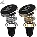 MCDODO Upgraded Strong Magnetic Car Mount Air Vent Phone Holder 360° Rotation GPS Aluminium Universal for Smartphones and Mini Tablets (Black)