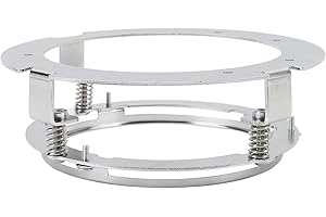 Aumotop 5.75in Stable Iron Round Headlight Mounting Bracket for Most Motorcycles Cars, Easy Install LED Headlight Ring Bracke