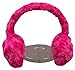 N'Ice Caps Girls Soft Velboa Faux Fur Ear Muffs with Heart Embroidery (fuchsia/pink)