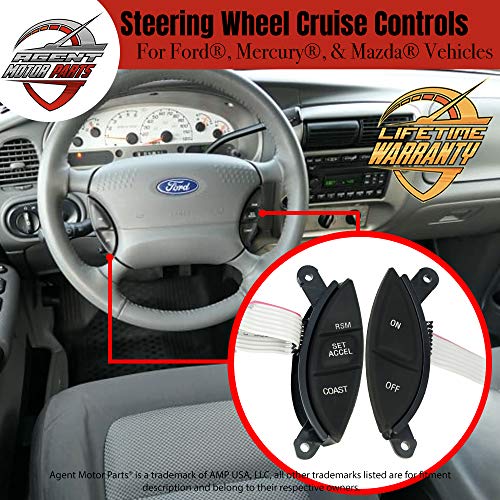 Steering Wheel Mounted Cruise Control Switch Fits Ford F150, Explorer