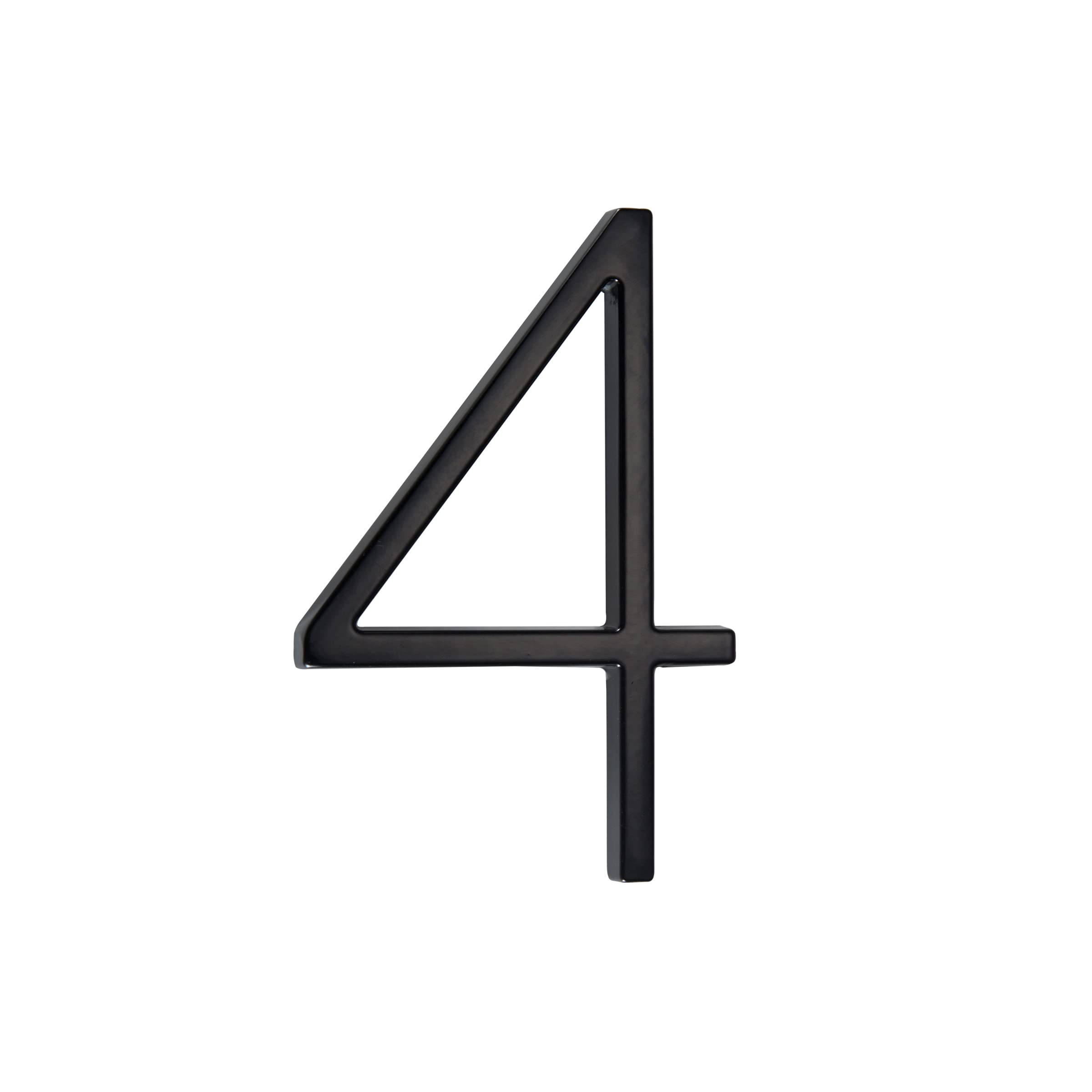 nanlyiau Floating house numbers 3D house numbers height 5in(12.5cm) outside door numbers black house numbers black door numbers sign large door numbers (4)