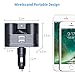 MEIDI 80W 2-Socket Cigarette Lighter Adapter 12V/24V DC Outlet Splitter with 3.4A Dual USB Car Charger Compatible iPhone iPad Android Samsung GPS Dash Cam and More (Black)