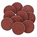 Toolcool 50pcs 1 Inch R Type Roll Lock Sanding Discs With Mandrel 36/60/80/120/220 Grit Roll Lock Coarse