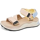 REEF Cross Shore Womens Casual Sport Sandal, Adjustable Straps, Supportive Footbed, No Slip Traction